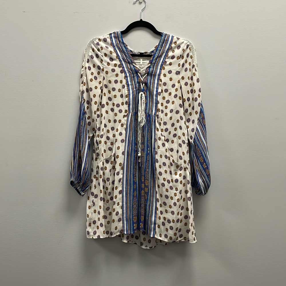 “Free People” Size XS Boho Tunic Dress